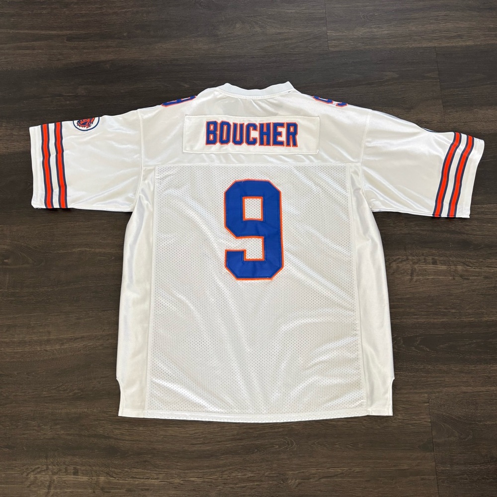 The Waterboy Bobby Boucher Bourbon Bowl Mud Dogs Jersey #9 Adam Sandler XL